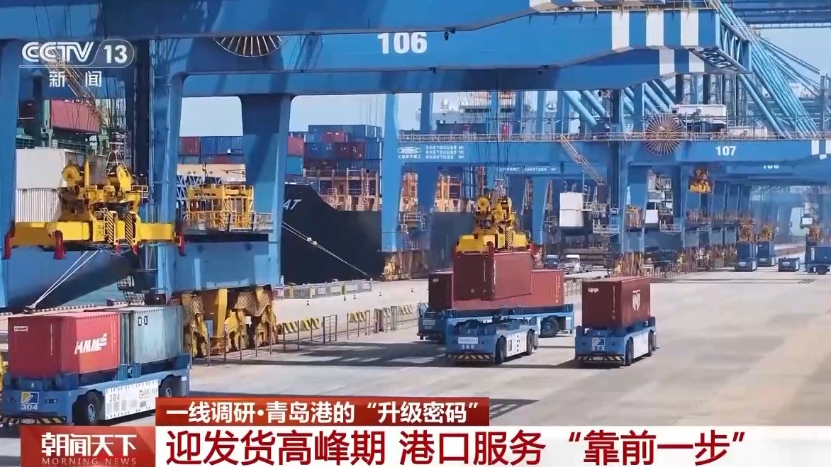 岛港科技升级货物“秒通关”冰球突破平台一线分钟 青(图12)